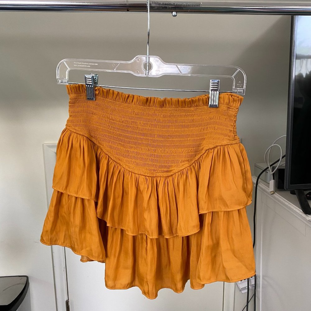 Mustard Seed Smocked Ruffled Skort